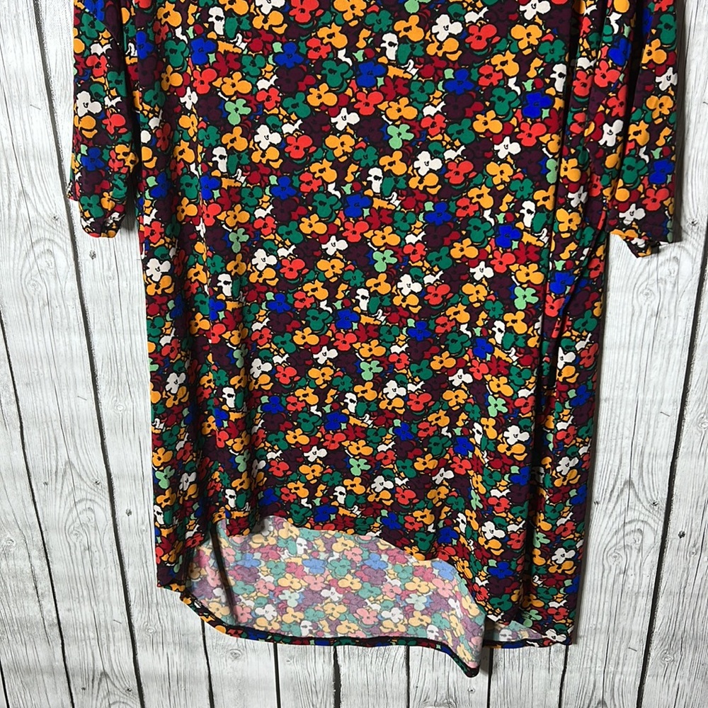 Lularoe floral high-low top size large - Picture 3 of 10